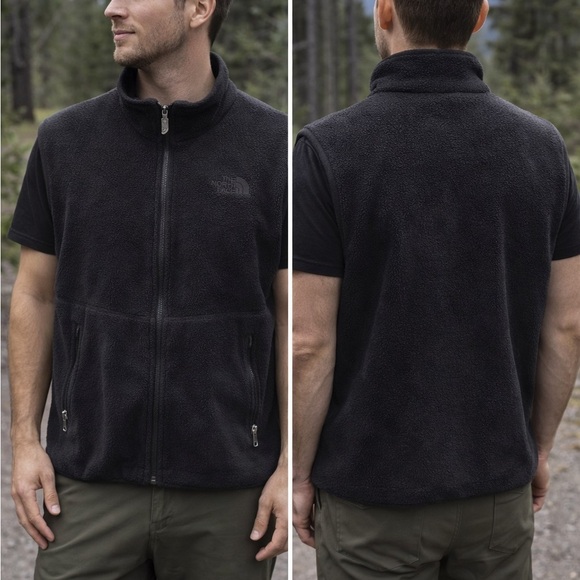The North Face Other - Vintage The North Face Denali Fleece Vest Black Small Made in USA 90s Gorpcore